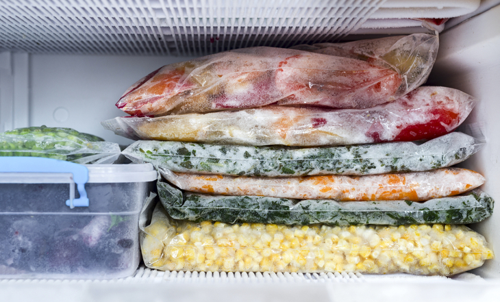 alimentos congelados/abertura